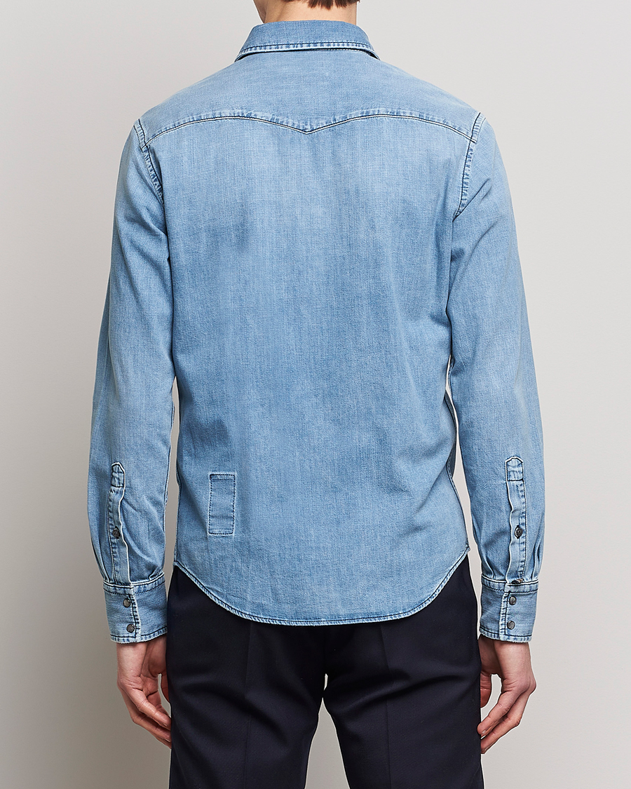 Hombres | Camisas | Jacob Cohën | Western Denim Shirt Light Blue