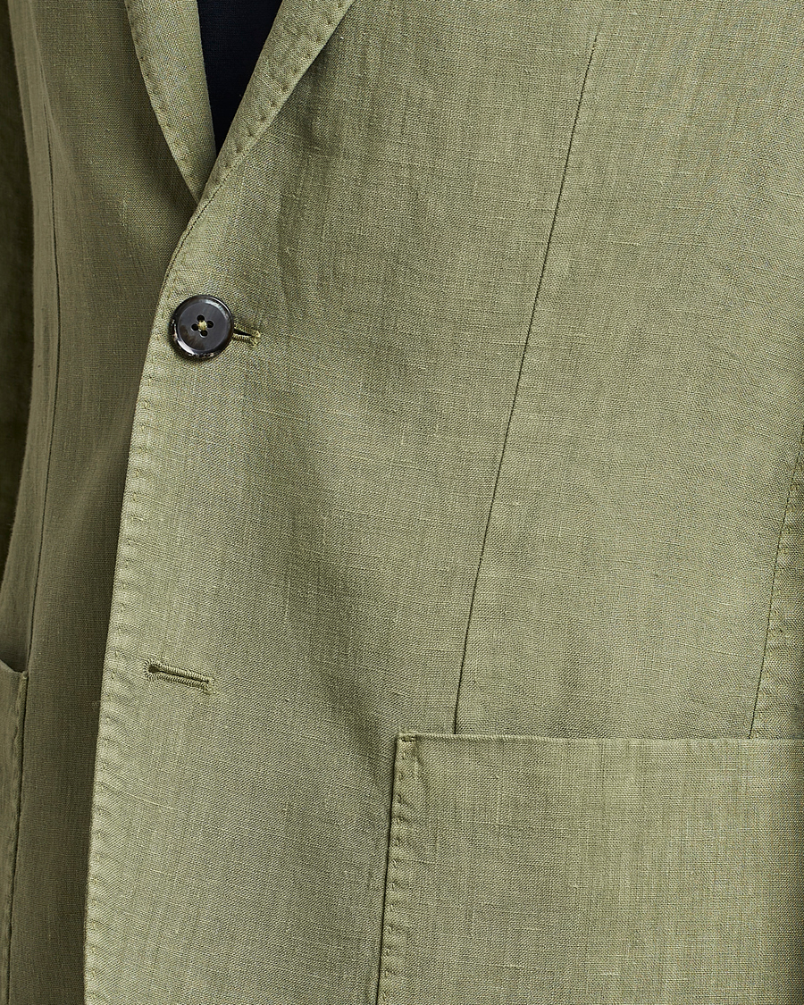 Hombres | Blazers | L.B.M. 1911 | Jack Regular Fit Linen Blazer Light Green