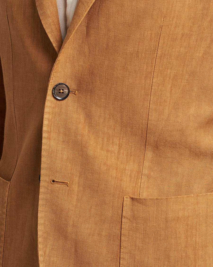 Hombres | Blazers | L.B.M. 1911 | Jack Regular Fit Linen Blazer Camel
