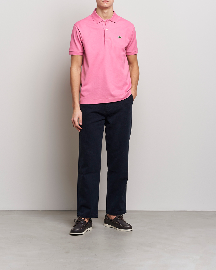 Hombres | Polos | Lacoste | Original Polo Piké Reseda Pink