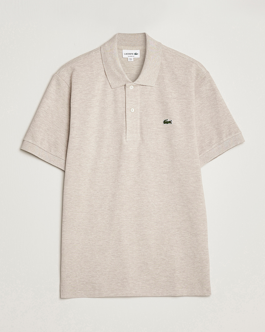 Hombres | Polos | Lacoste | Original Melange Polo Piké Heather Wicker