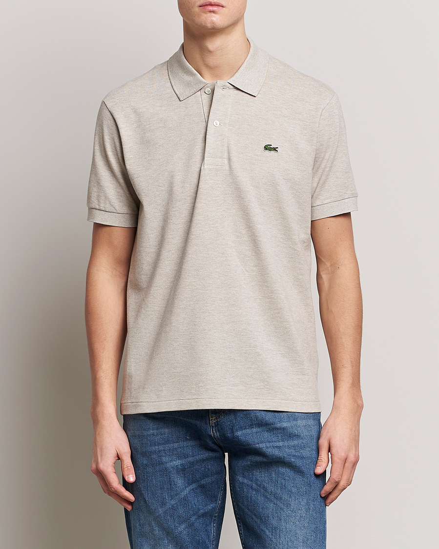 Hombres | Polos | Lacoste | Original Melange Polo Piké Heather Wicker