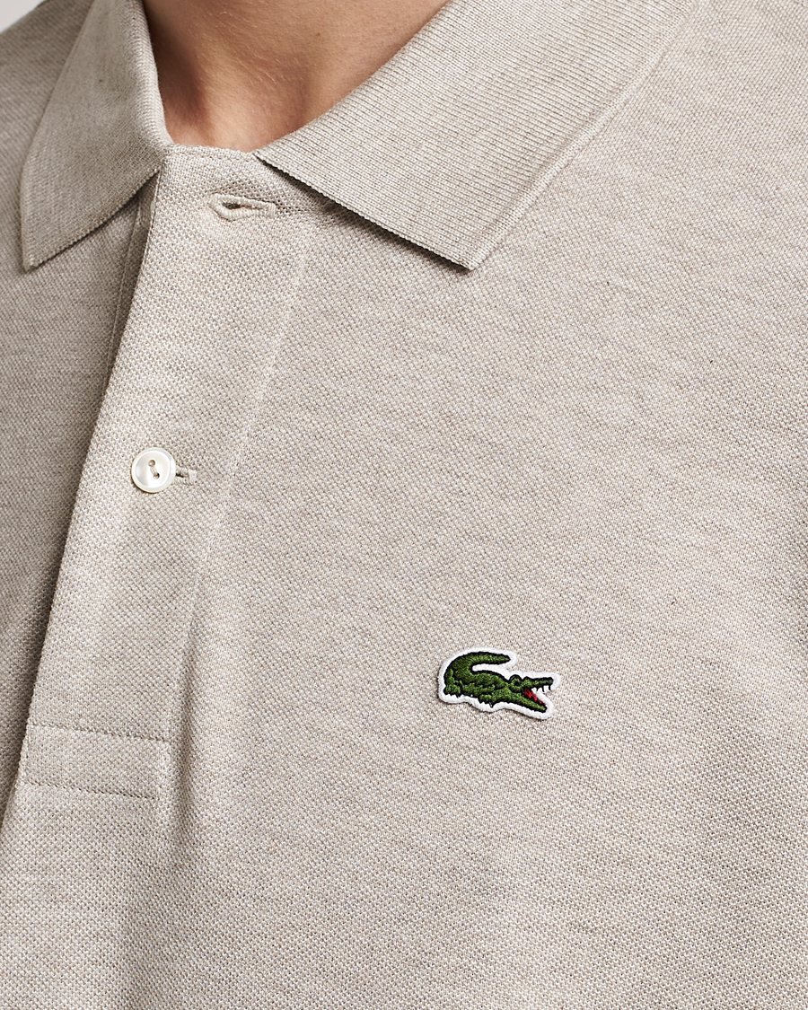 Hombres | Polos | Lacoste | Original Melange Polo Piké Heather Wicker