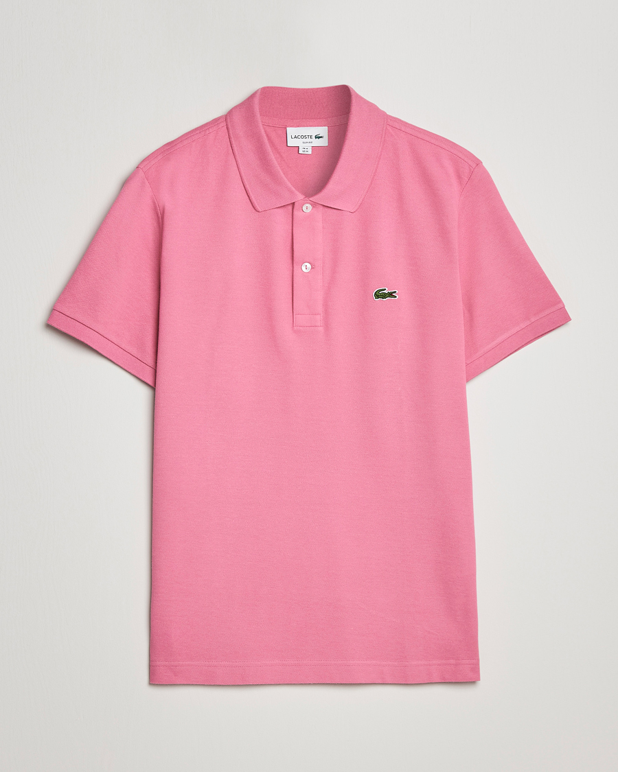 Hombres | Polos | Lacoste | Slim Fit Polo Piké Reseda Pink