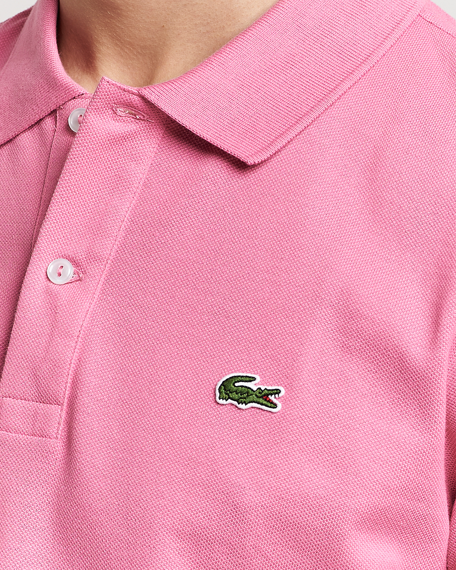 Hombres | Polos | Lacoste | Slim Fit Polo Piké Reseda Pink