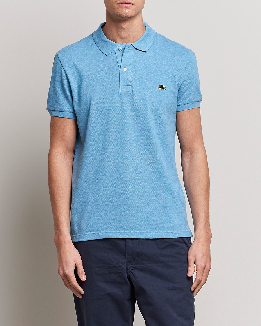 Hombres | Polos | Lacoste | Slim Fit Polo Piké Heather Thermal