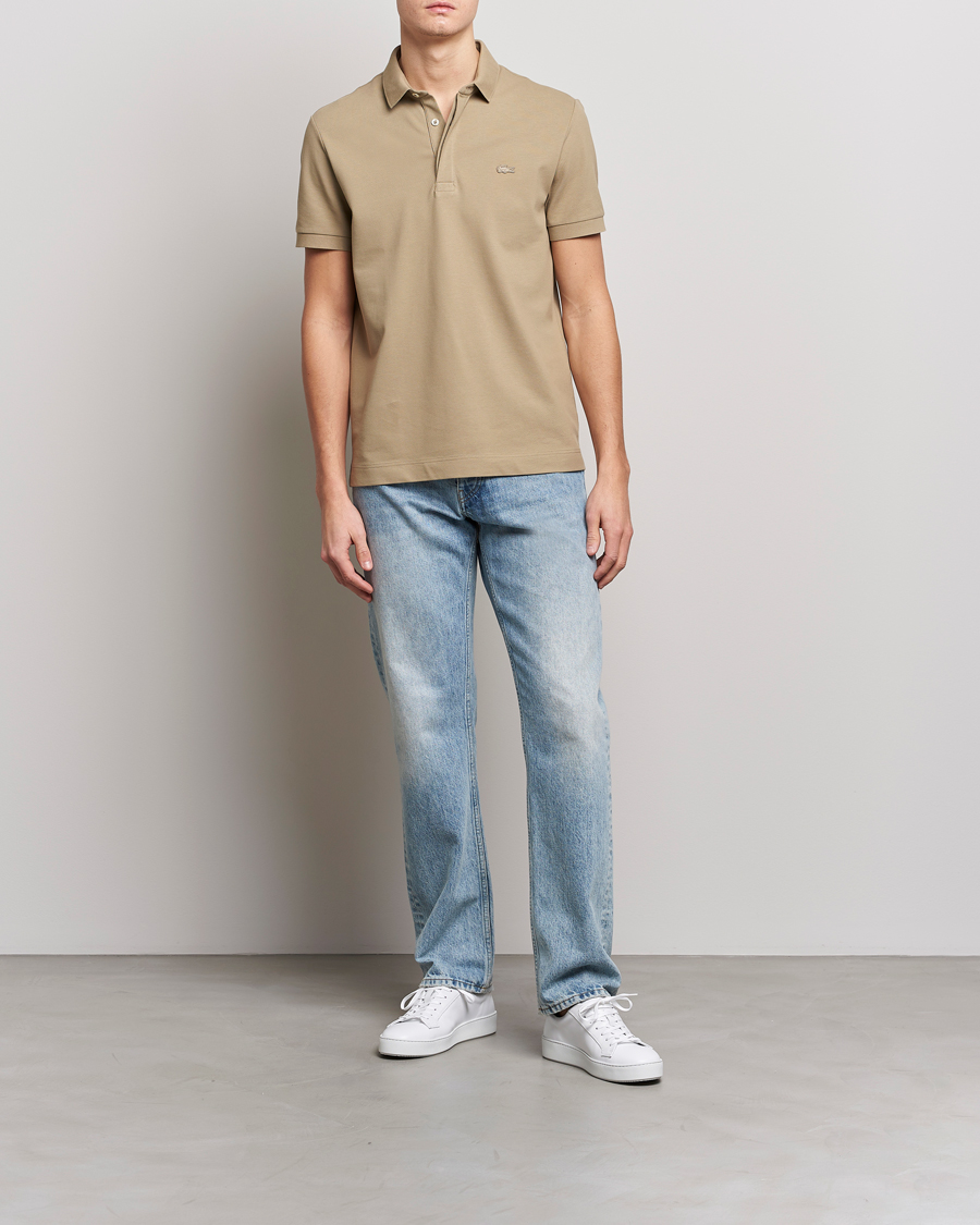 Hombres | Polos | Lacoste | Regular Fit Tonal Crocodile Piké Lion