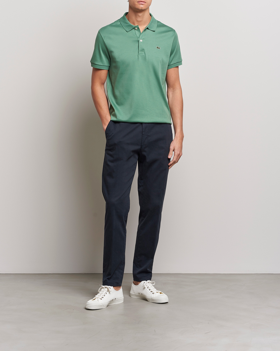 Hombres | Polos | Lacoste | Pima Interlock Piké Ash Tree