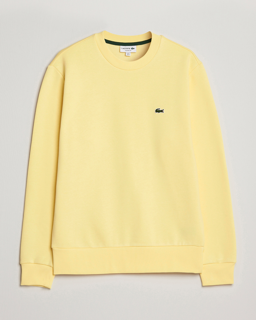 Hombres | Jerséis y prendas de punto | Lacoste | Crew Neck Sweatshirt Yellow