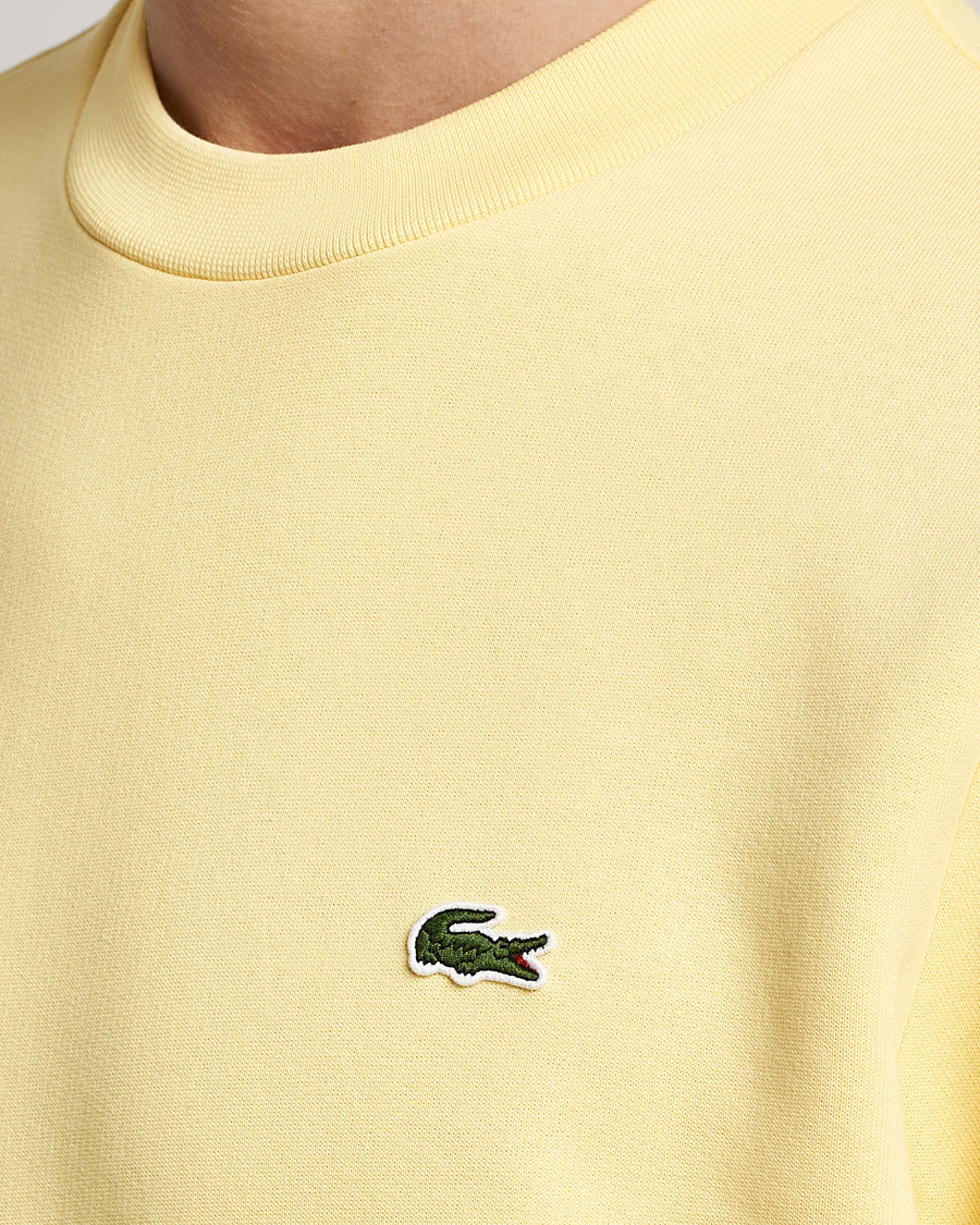 Hombres | Jerséis y prendas de punto | Lacoste | Crew Neck Sweatshirt Yellow