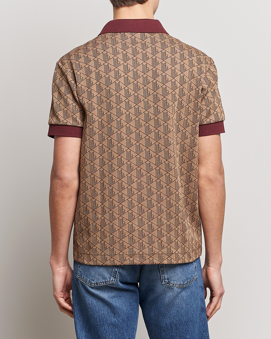 Hombres | Polos | Lacoste | Classic Fit Monogram Polo Viennese/Expresso