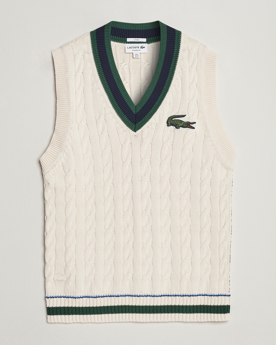 Hombres | Jerséis y prendas de punto | Lacoste | Contrast V-Neck Vest Lapland