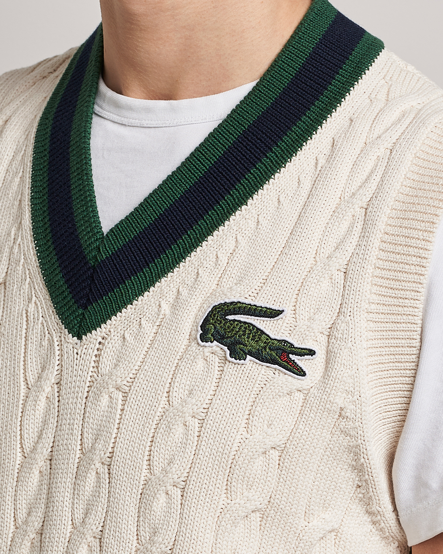 Hombres | Jerséis y prendas de punto | Lacoste | Contrast V-Neck Vest Lapland