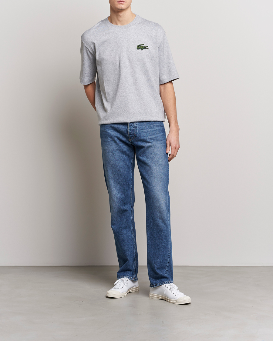 Hombres | Camisetas | Lacoste | Loose Fit T-Shirt Silver Chine