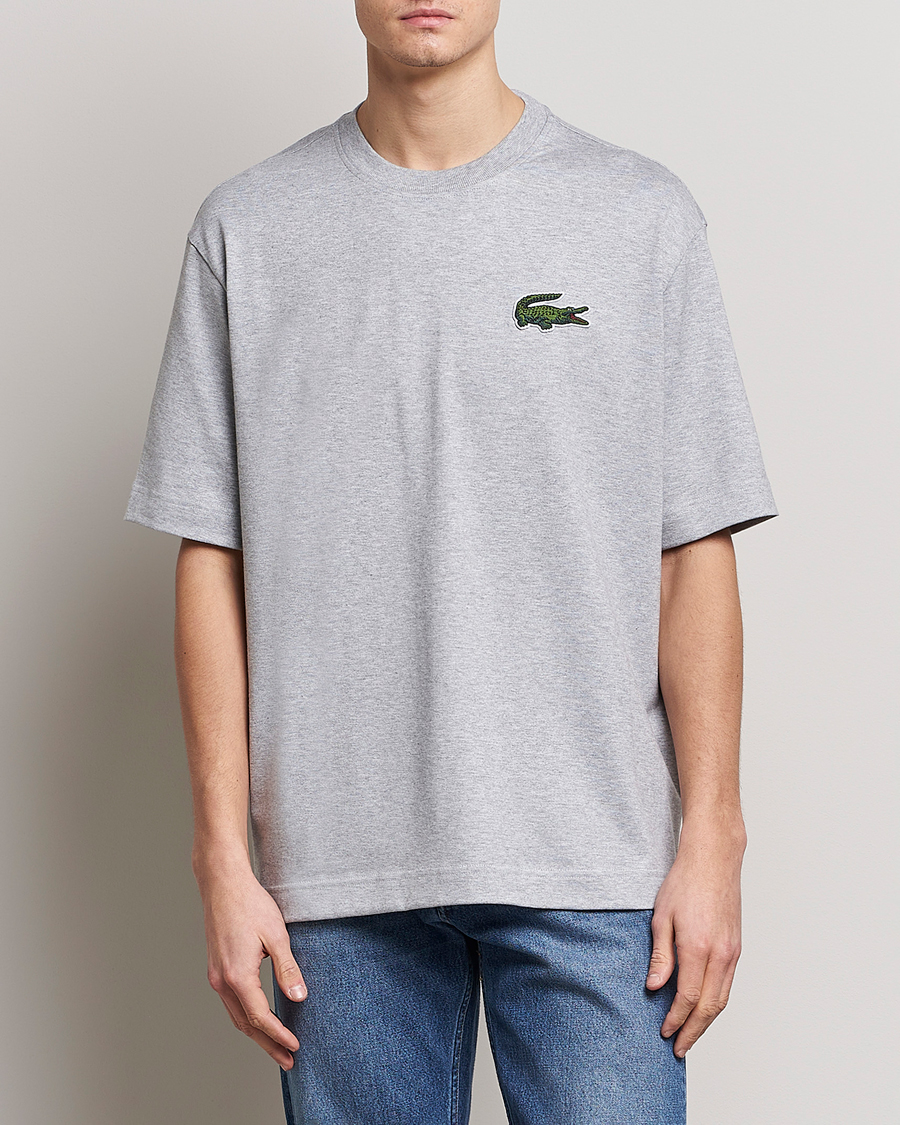 Hombres | Camisetas | Lacoste | Loose Fit T-Shirt Silver Chine