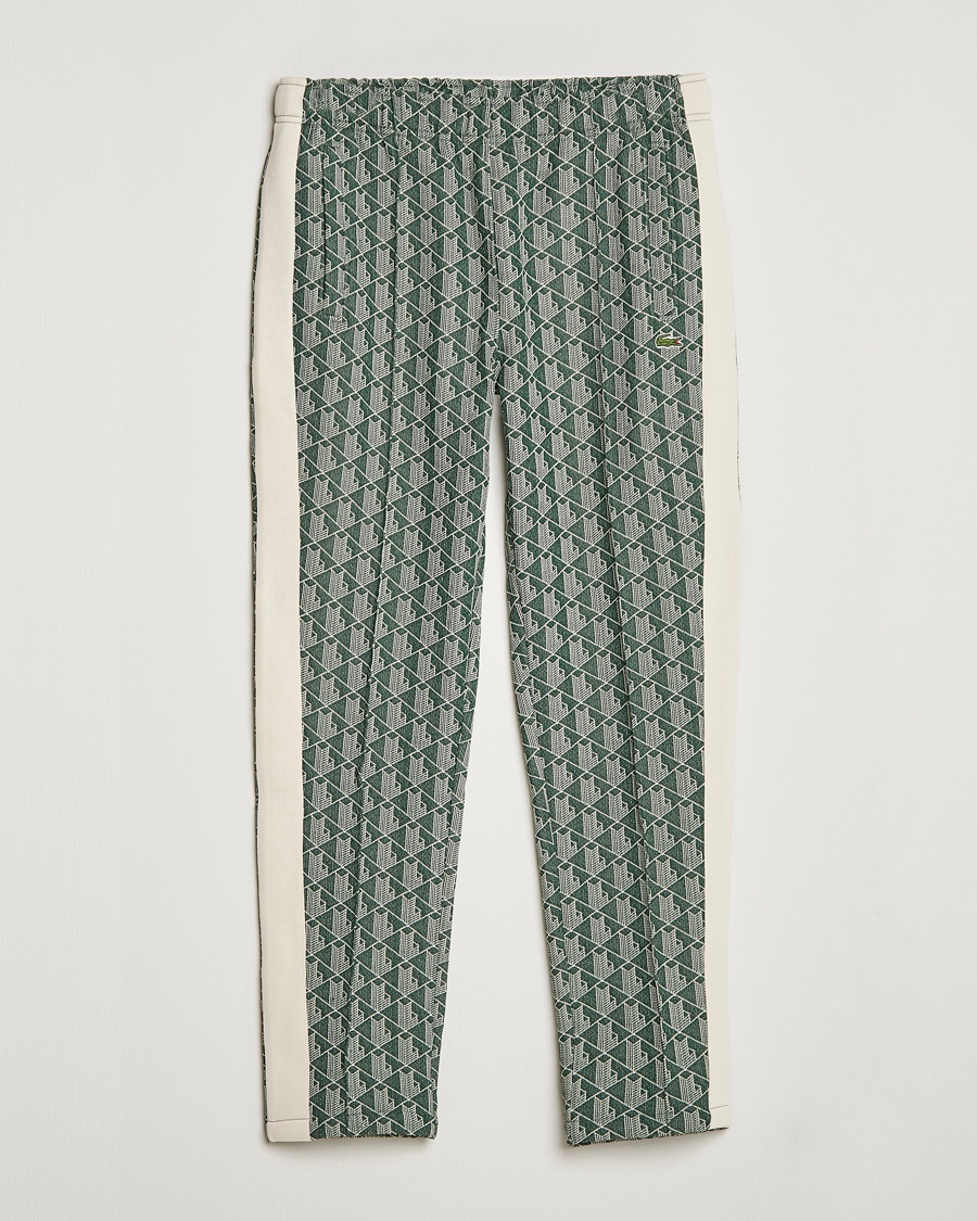 Hombres | Pantalones | Lacoste | Monogram Trackpant Green/Wood Shaving