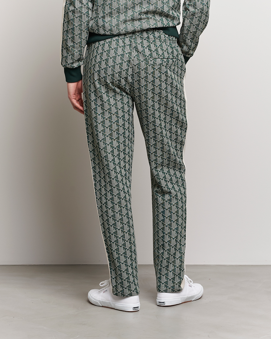 Hombres | Pantalones | Lacoste | Monogram Trackpant Green/Wood Shaving
