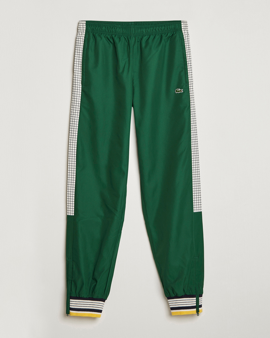 Hombres | Pantalones | Lacoste | Héritage Striped Trackpants Green/Lapland