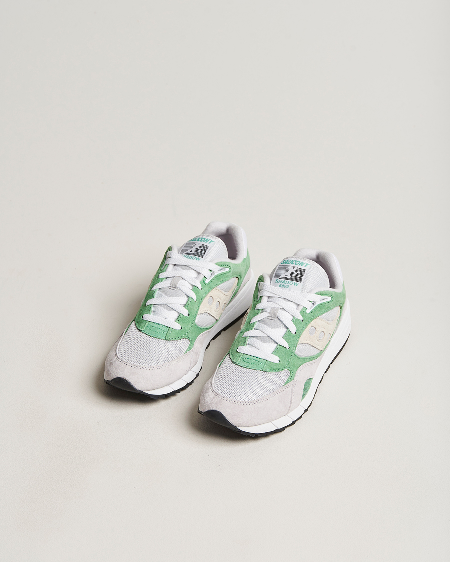 Hombres | Saucony Shadow 6000 Sneaker Green/Grey | Saucony | Shadow 6000 Sneaker Green/Grey