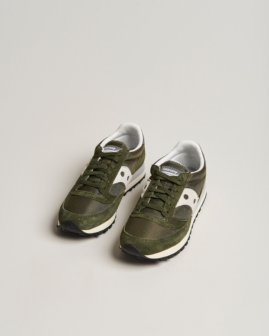 Hombres | Saucony Jazz 81 Sneaker Green/Silver | Saucony | Jazz 81 Sneaker Green/Silver