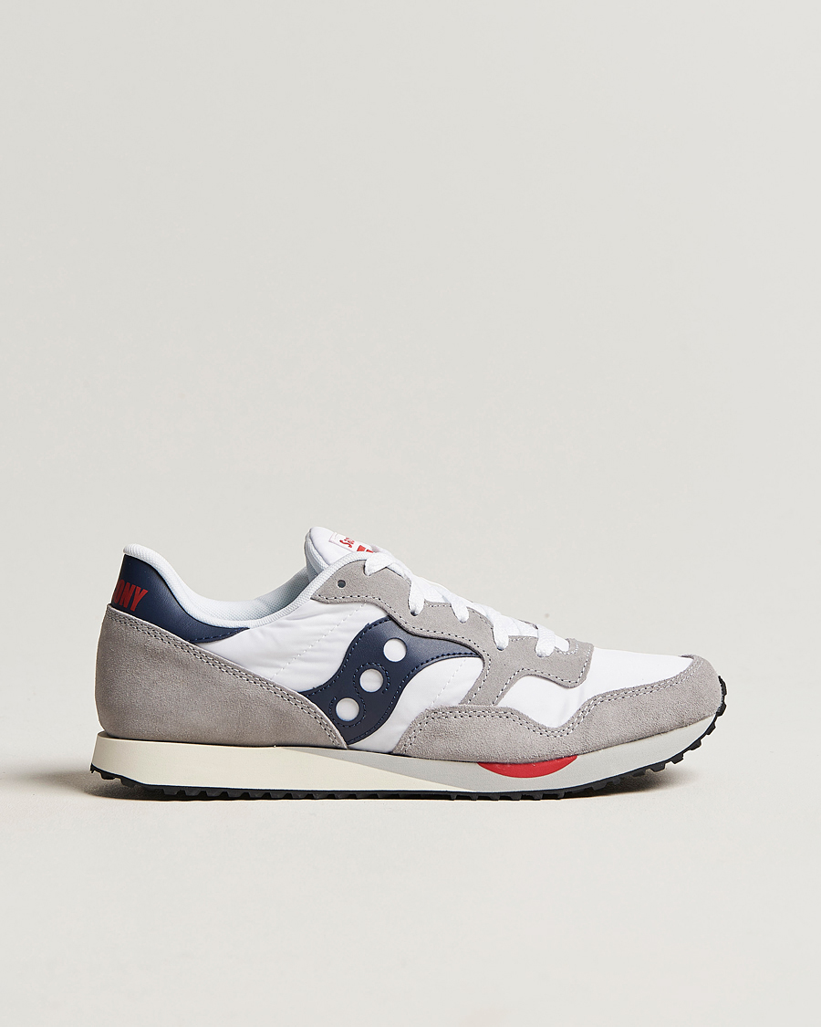 Hombres | Saucony DXN Trainer Sneaker White/Navy | Saucony | DXN Trainer Sneaker White/Navy