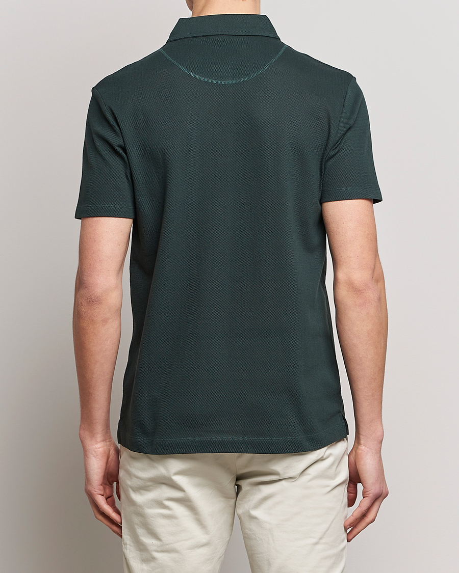 Hombres | Polos | Sunspel | Riviera Polo Shirt Seaweed