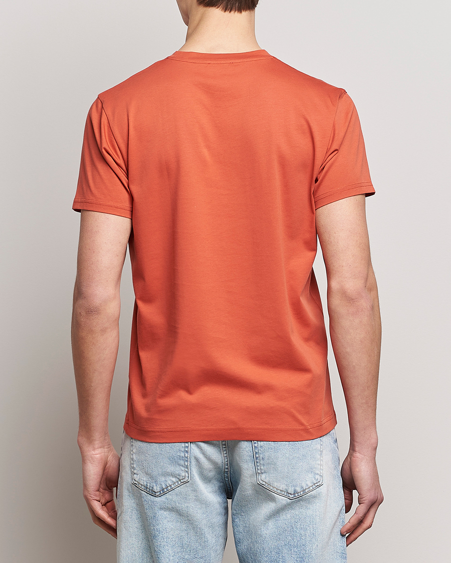 Hombres | Camisetas | Sunspel | Riviera Organic Tee Burnt Sienna