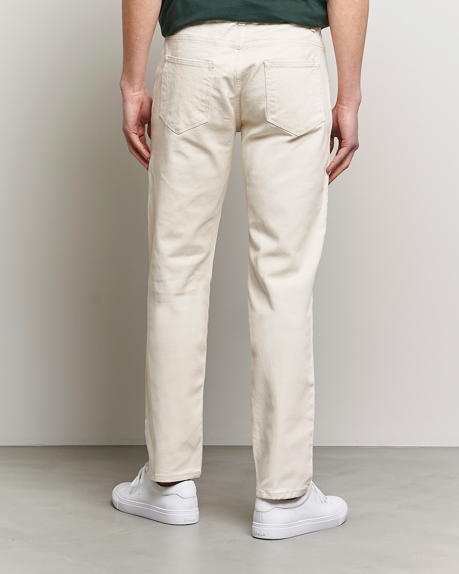 Hombres | Pantalones | Sunspel | Five Pocket Cotton Twill Trousers Undyed
