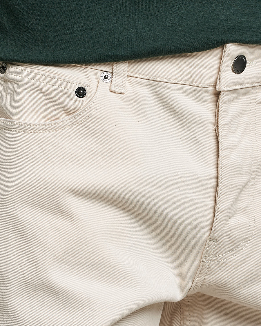 Hombres | Pantalones | Sunspel | Five Pocket Cotton Twill Trousers Undyed