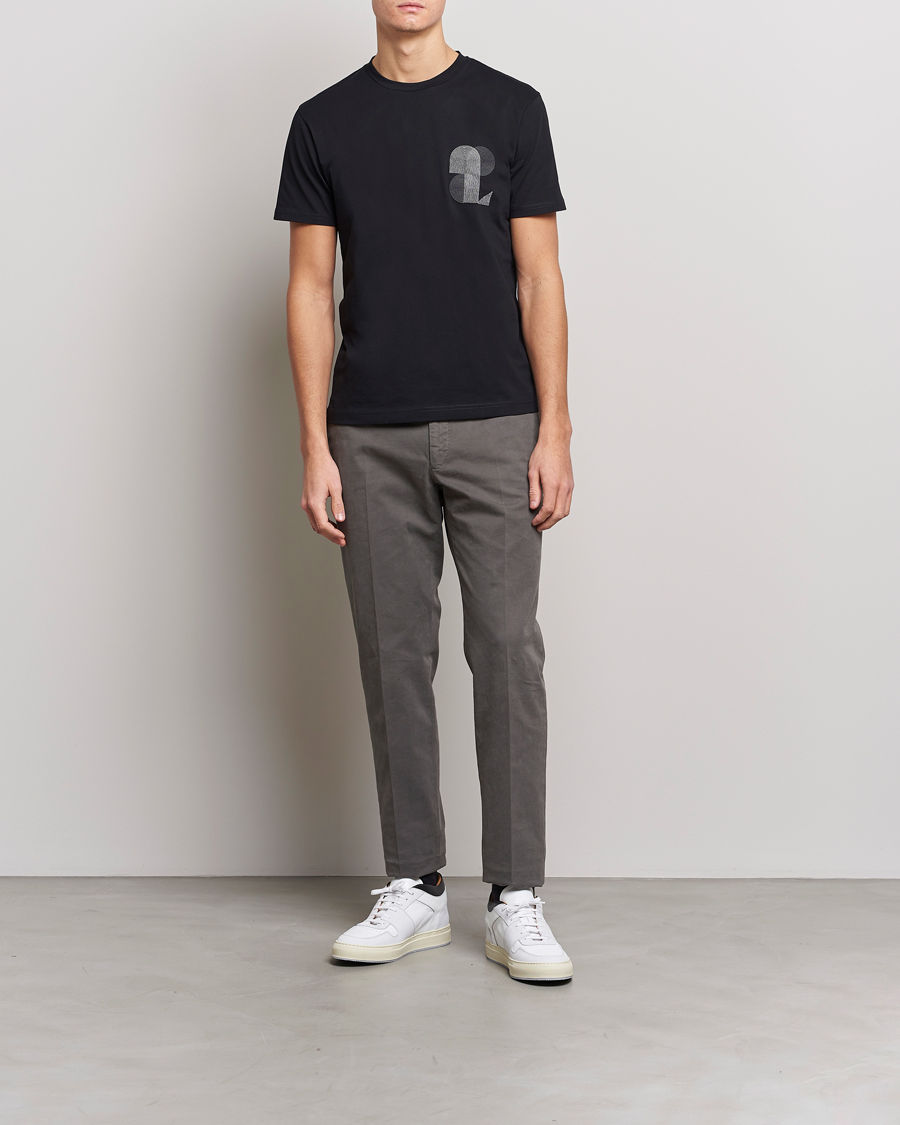 Hombres | Camisetas | Sunspel | Craig Ward Colab Riviera T-Shirt Black