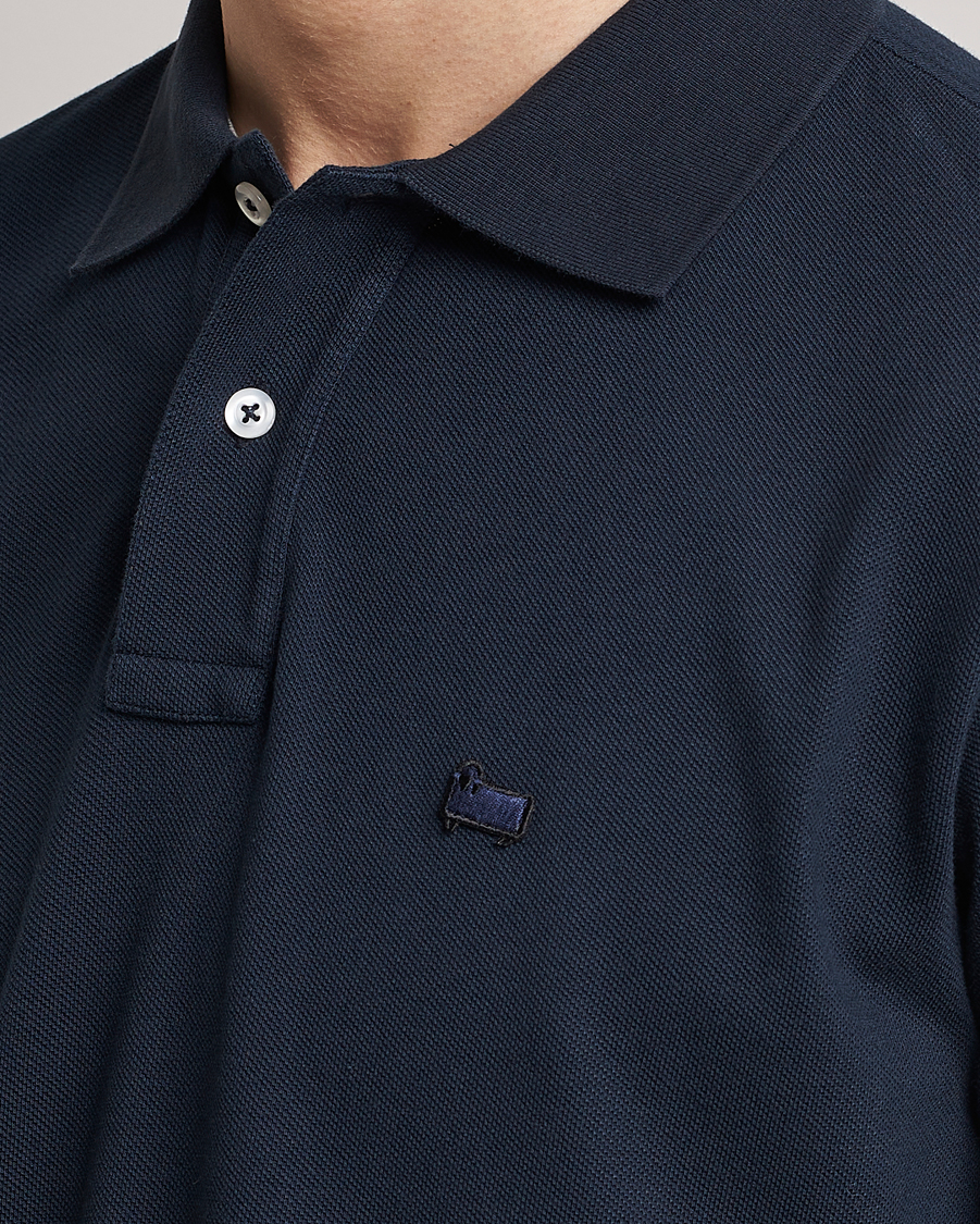 Hombres | Polos | Woolrich | Classic American Polo Melton Blue