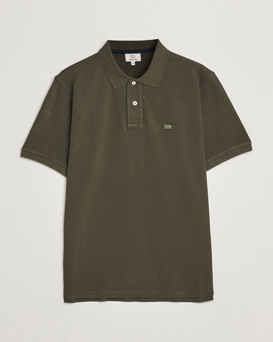 Hombres | Polos | Woolrich | Classic American Polo Dark Green