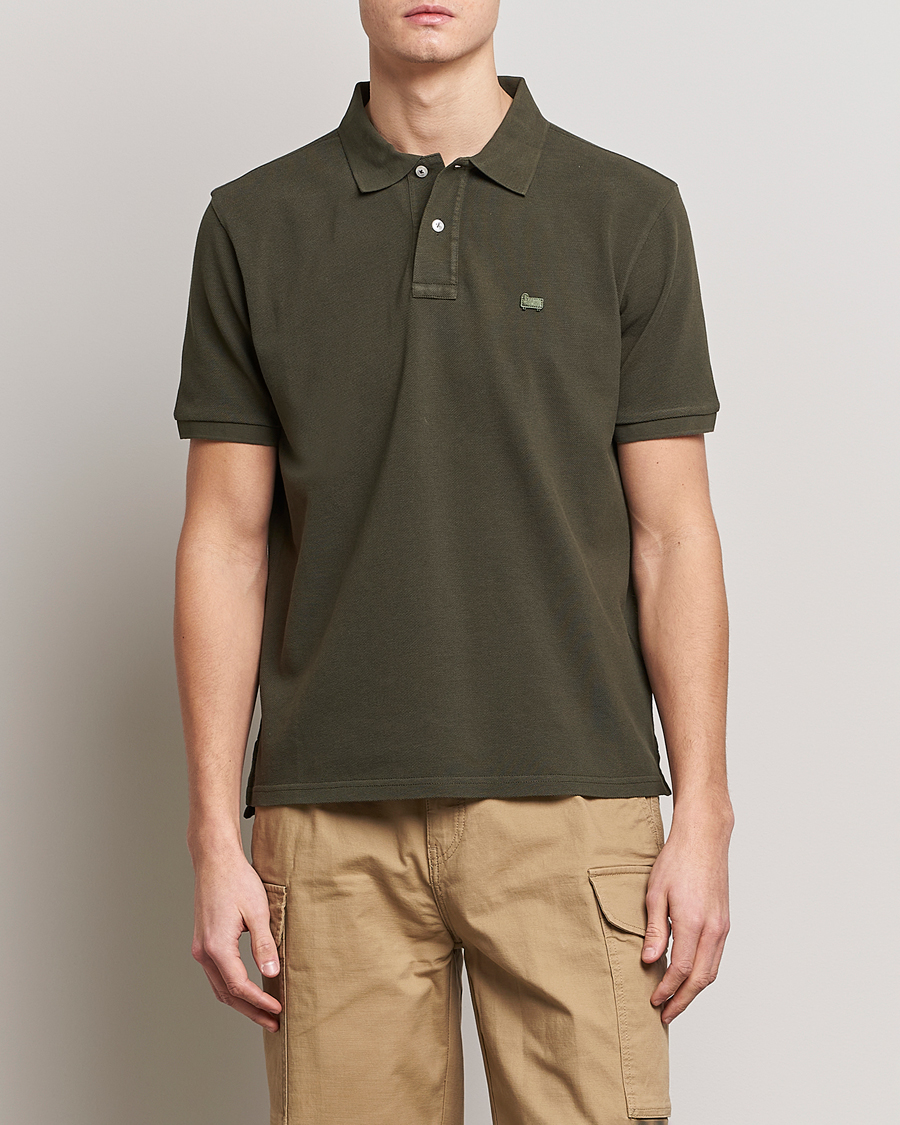 Hombres | Polos | Woolrich | Classic American Polo Dark Green