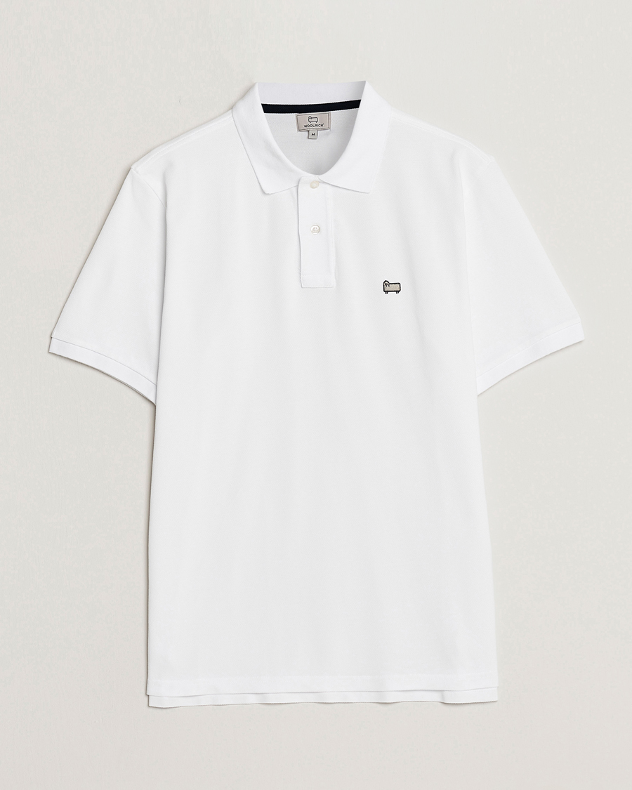 Hombres | Polos | Woolrich | Classic American Polo Bright White