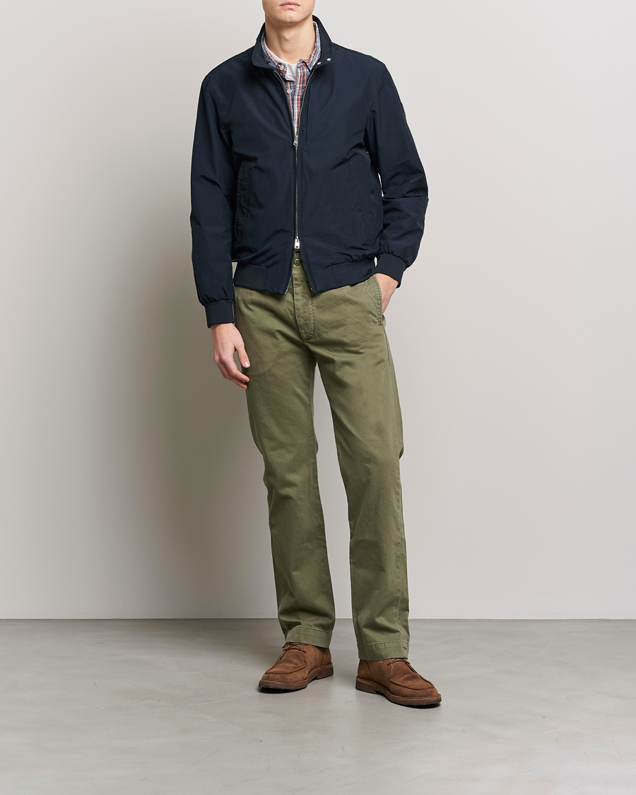 Hombres | Abrigos y chaquetas | Woolrich | Cruiser Eco Cotton Bomber Jacket Melton Blue