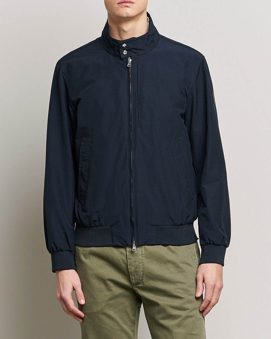 Hombres | Abrigos y chaquetas | Woolrich | Cruiser Eco Cotton Bomber Jacket Melton Blue