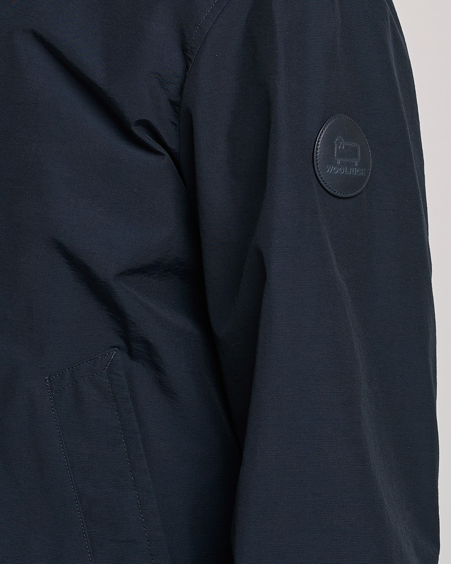 Hombres | Abrigos y chaquetas | Woolrich | Cruiser Eco Cotton Bomber Jacket Melton Blue