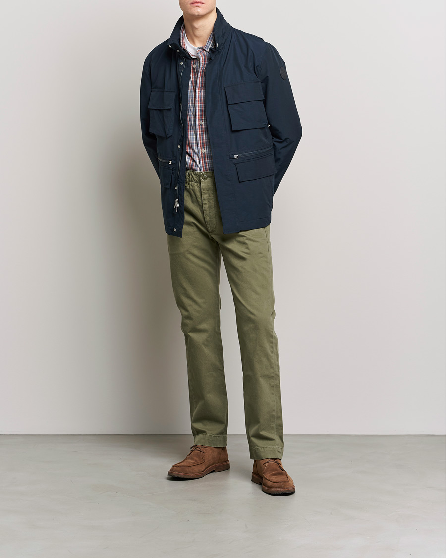 Hombres | Abrigos y chaquetas | Woolrich | Cruiser Eco Field Jacket Melton Blue