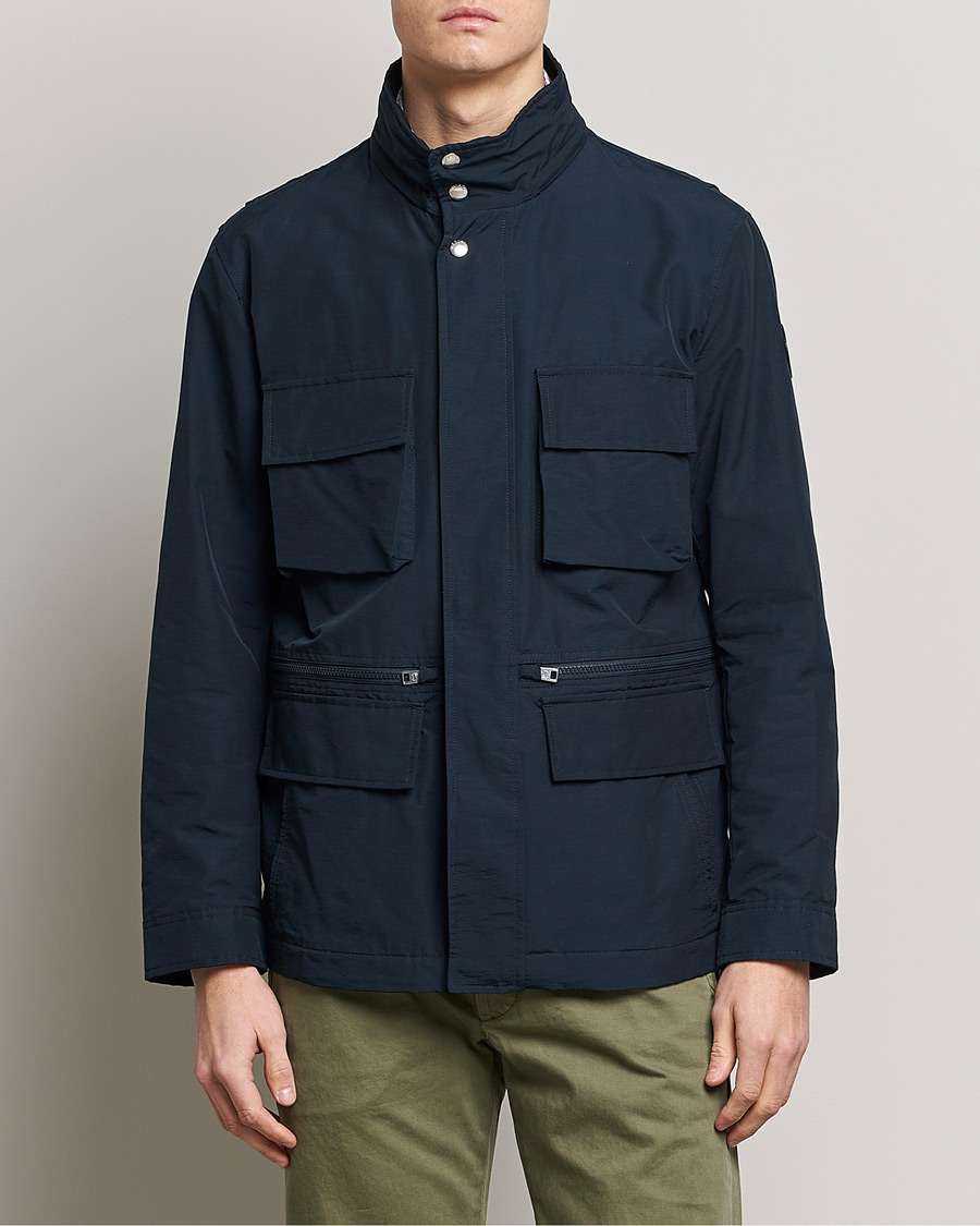 Hombres | Abrigos y chaquetas | Woolrich | Cruiser Eco Field Jacket Melton Blue