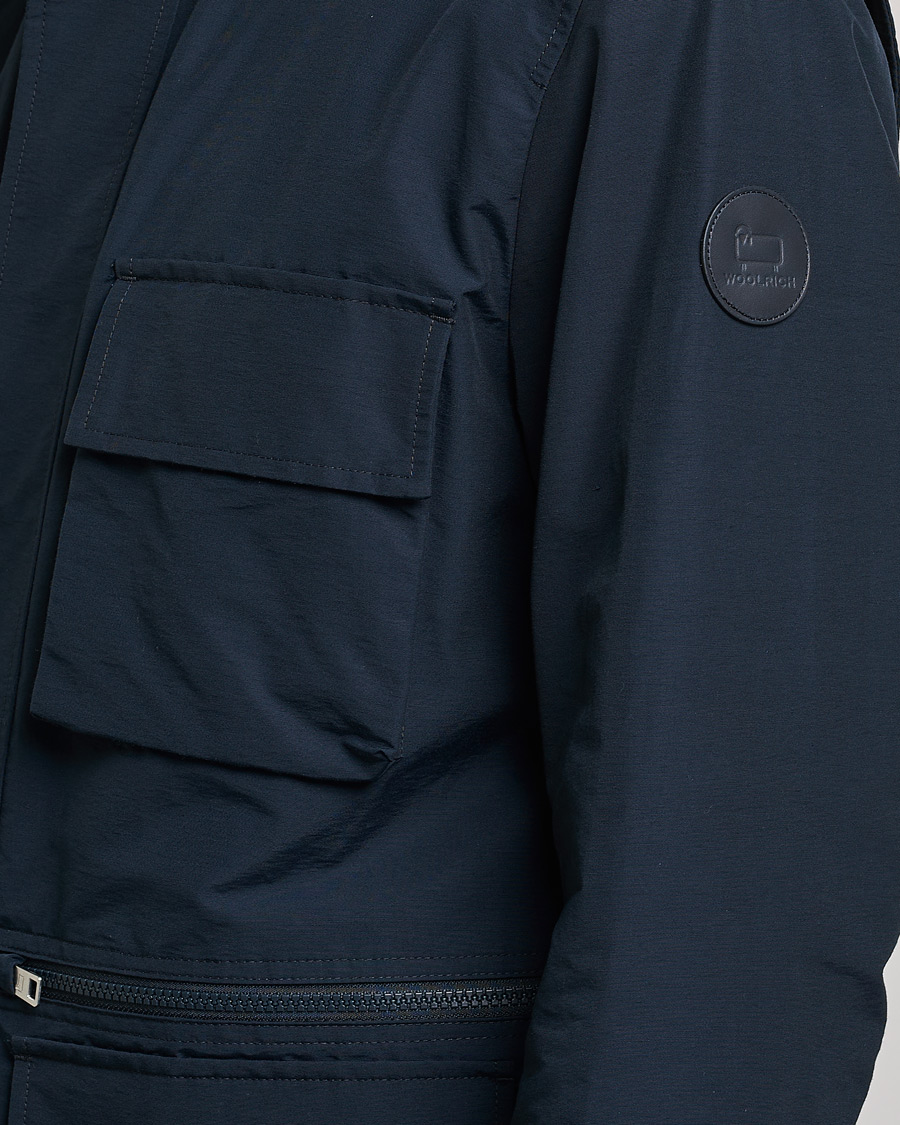 Hombres | Abrigos y chaquetas | Woolrich | Cruiser Eco Field Jacket Melton Blue