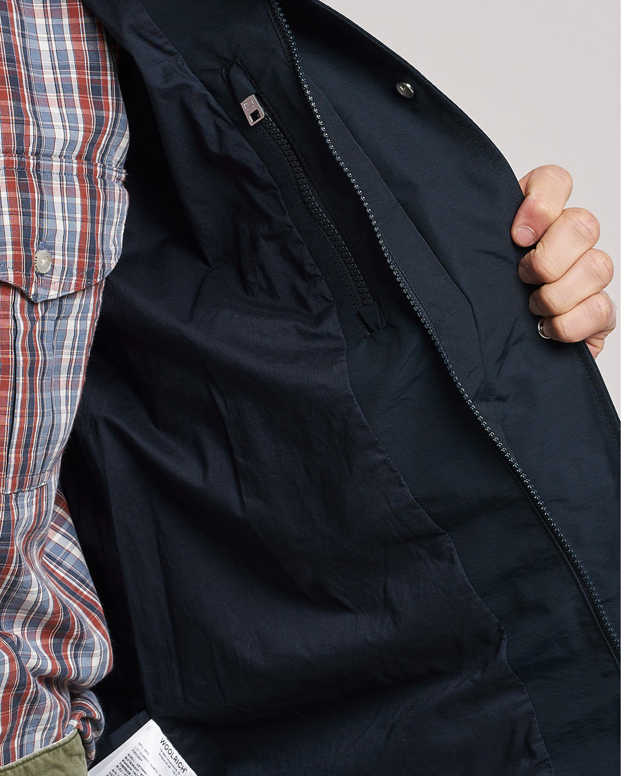Hombres | Abrigos y chaquetas | Woolrich | Cruiser Eco Field Jacket Melton Blue