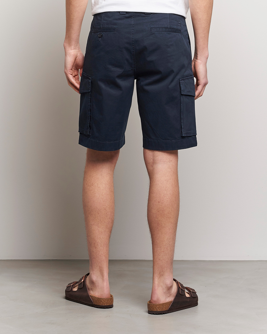 Hombres | Pantalones cortos | Woolrich | Classic Cargo Shorts Melton Blue