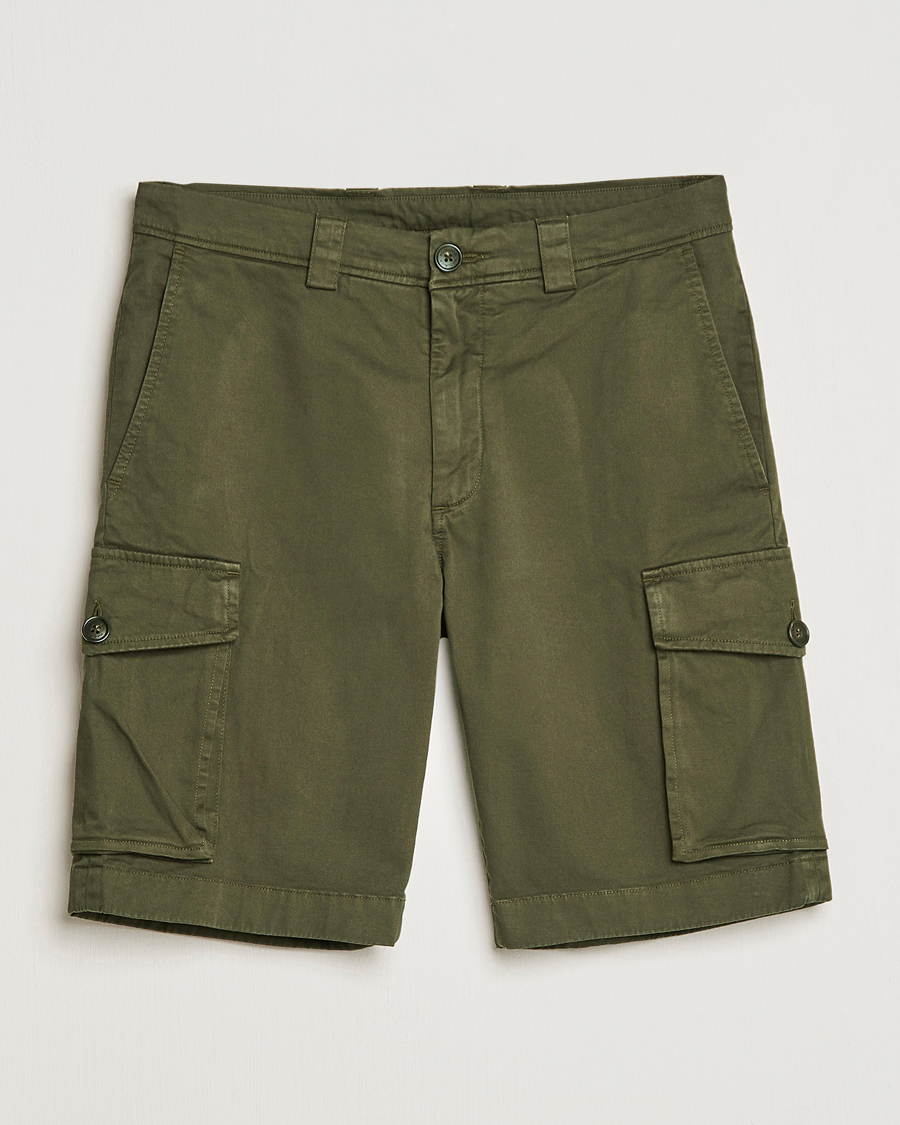 Hombres | Pantalones cortos | Woolrich | Classic Cargo Shorts Dark Green