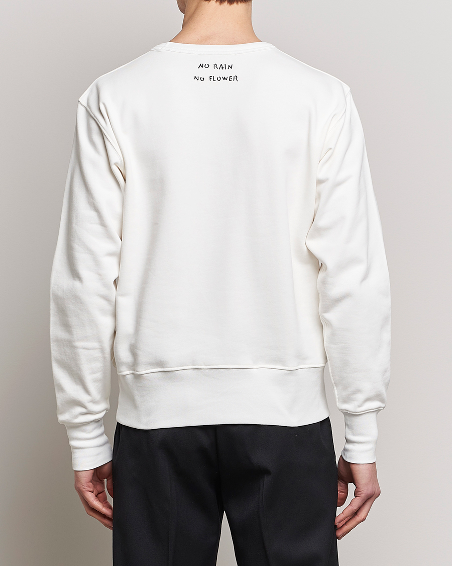 Hombres | Jerséis y prendas de punto | Lardini | Cotton Embroidery Logo Sweatshirt White