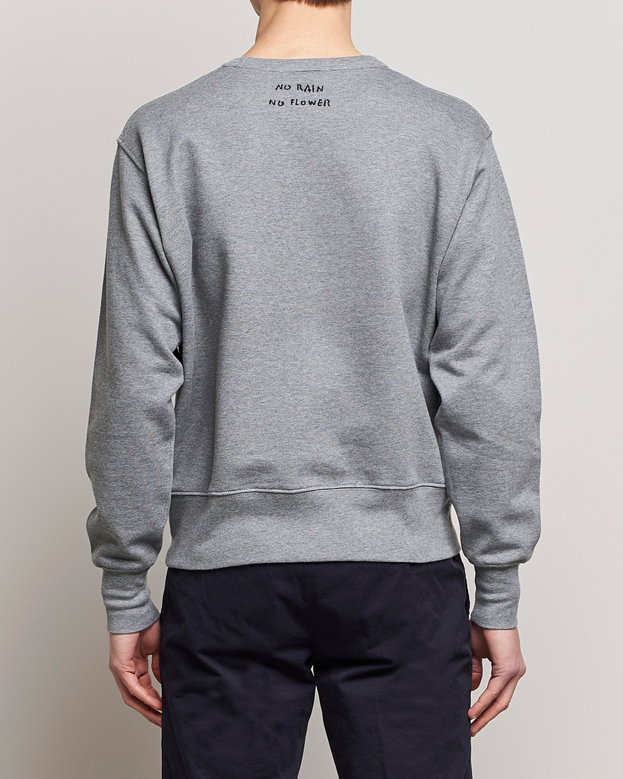 Hombres | Jerséis y prendas de punto | Lardini | Cotton Embroidery Logo Sweatshirt Grey