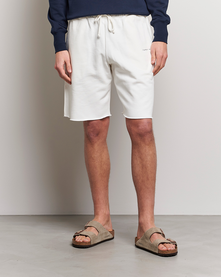 Hombres | Pantalones cortos | Lardini | Cotton Embroidery Shorts White
