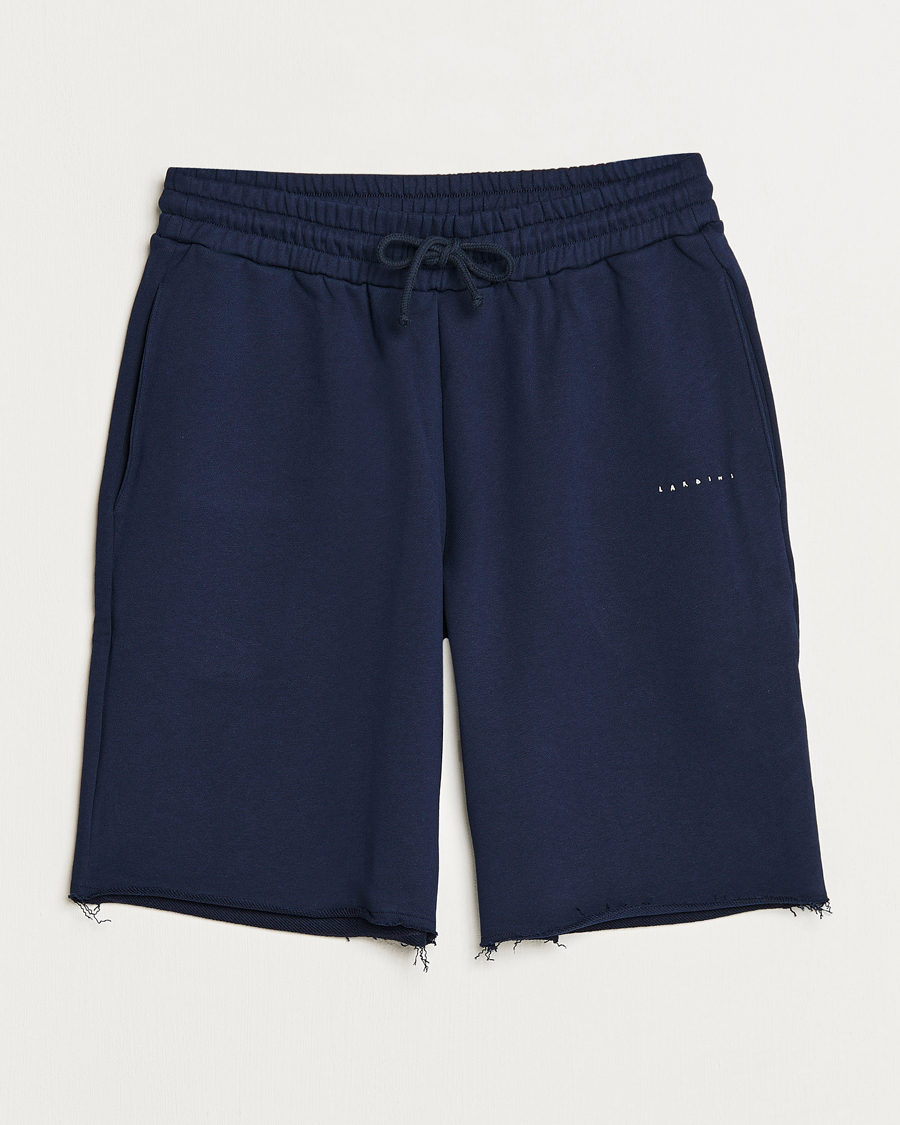 Hombres | Pantalones cortos | Lardini | Cotton Embroidery Shorts Navy