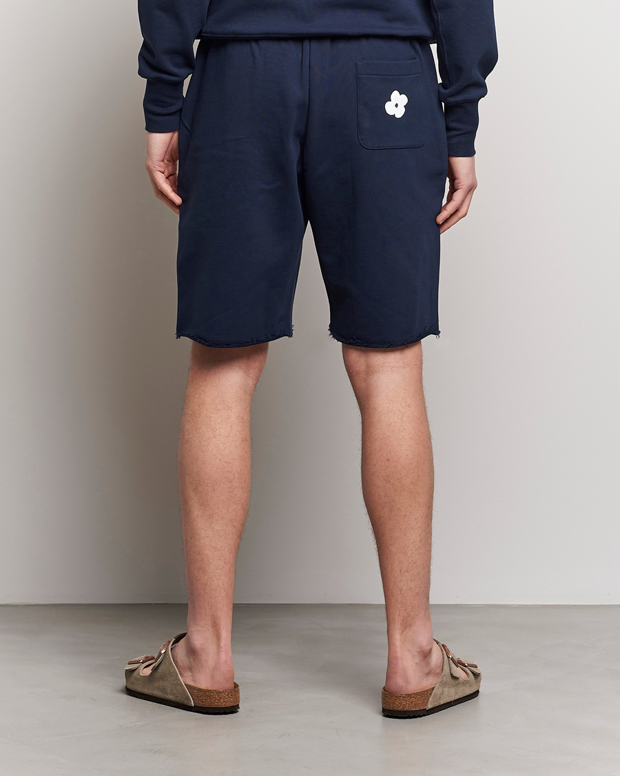 Hombres | Pantalones cortos | Lardini | Cotton Embroidery Shorts Navy