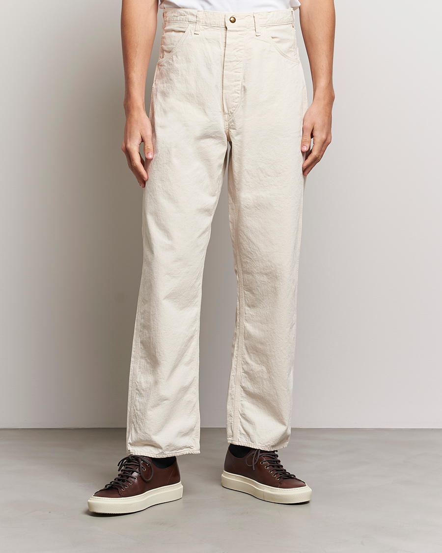 Hombres | Pantalones | orSlow | 60s Painter Pants Ecru