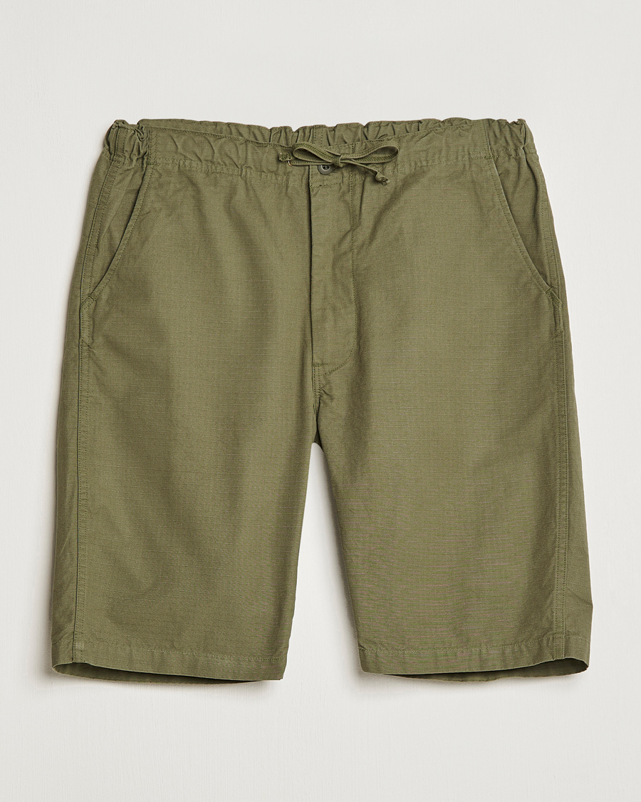 Hombres | Pantalones cortos | orSlow | New Yorker Shorts Army Green
